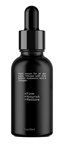 Gentlehomme Men's Anti-Aging Retinol Serum - Hydrating Serum with Hyaluronic Acid, Vitamin B6, and Aloe Vera - Reduces Signs of Aging, Dark Spots, and Fine Lines