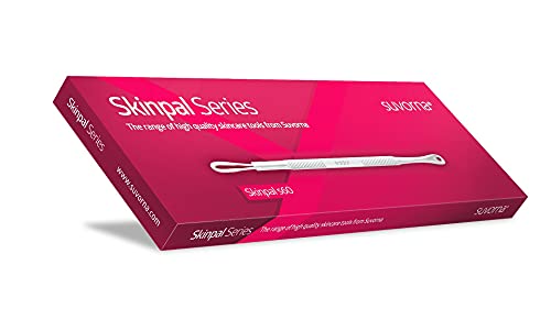 Suvorna Comedone Extractor 2in1, Milia Remover, Nose Blackhead Remover Tool, Whitehead Extractor, Pore Extractor, Black Head Remover for Face, Pore Cleaner, Pimple Popper Tool, Pimple Extractor