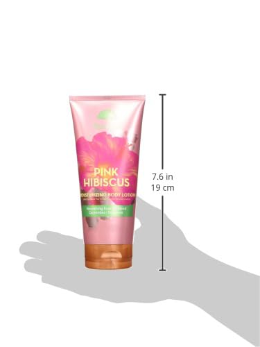 Tree Hut Pink Hibiscus Moisturizing Body Lotion, Ceramide and Squalene Formula Helps Protect Skin, Long-lasting Hydration Leaves Skin Feeling Soft & Moisturized, 8.5 fl oz. (Pack of 2)