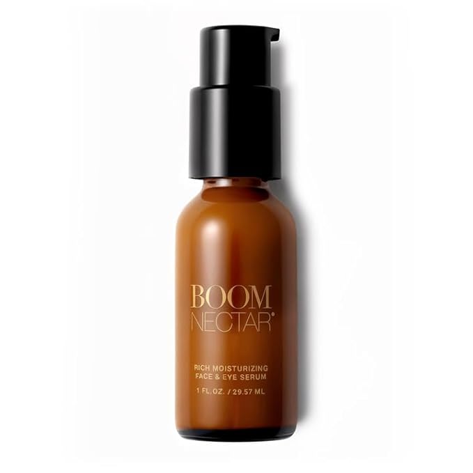 Boom Nectar ® Deep Moisturizing Eye & Face Serum for Sensitive Skin, Facial Serums for Aging Skin to Hydrate and Renew Complexion, Vitamin C Serum from BOOM Beauty by Cindy Joseph - 1 Oz