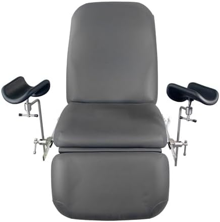 SKINACT Kana Electric Treatment Table with Stirrups Included (Gray)