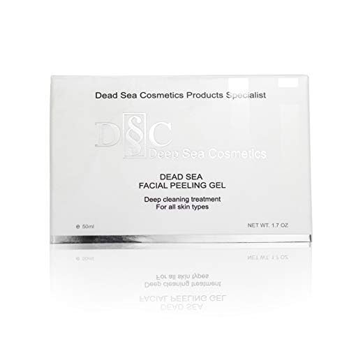 Deep Sea Cosmetics | Facial Peeling Gel 1.7 Oz | Dead Sea Facial Peel with Rosemary Extract, Ginseng Extract and Vitamin A