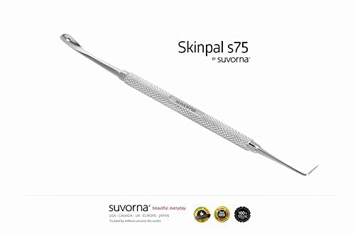 Suvorna Skinpal Milia Remover, Milia Extractor, Acne Needle, Cyst Removal, Blackhead and Whitehead Removal, Pimple Popper Tool, Pimple Extractor, Blemish Remover Tool and Comedone Extractor.