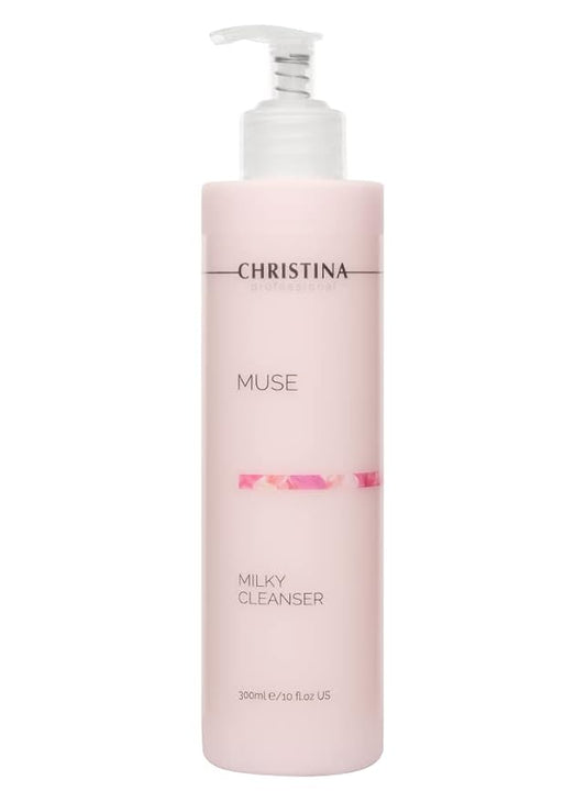 Christina – Muse Milky Cleanser for Face – Gentle Hydrating Cleansing Facial Formula - Removes Makeup Residue – Daily Facial Cleanser for Sensitive, Dry, & Normal Skin – Skincare for Women – 250ml