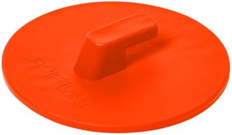 Boie USA Bathroom Hook - for Hanging Shower or Bathroom Tools Like Loofahs and Scrubbers. Shower Hook for Loofah, Wash Cloths, and All Bath Tools. Easy to Remove (Orange)