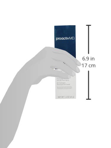 ProactivMD Adapalene Gel Acne Treatment, Paraben Free, Prescription Strength Retinoid For Face and Body Acne, .1% Solution, 1.6 Oz