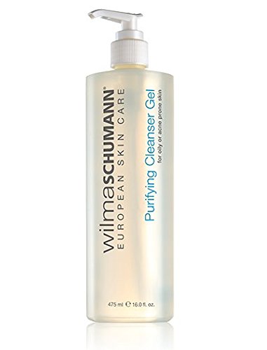 WILMA SCHUMANN Purifying Facial Cleanser for Acne-prone & Oily Skin Cleanser Gel, 16 fl oz / 210ml, Daily Acne Face Cleanser with Tea Tree Extract, Light Natural Fragrance and Paraben Free