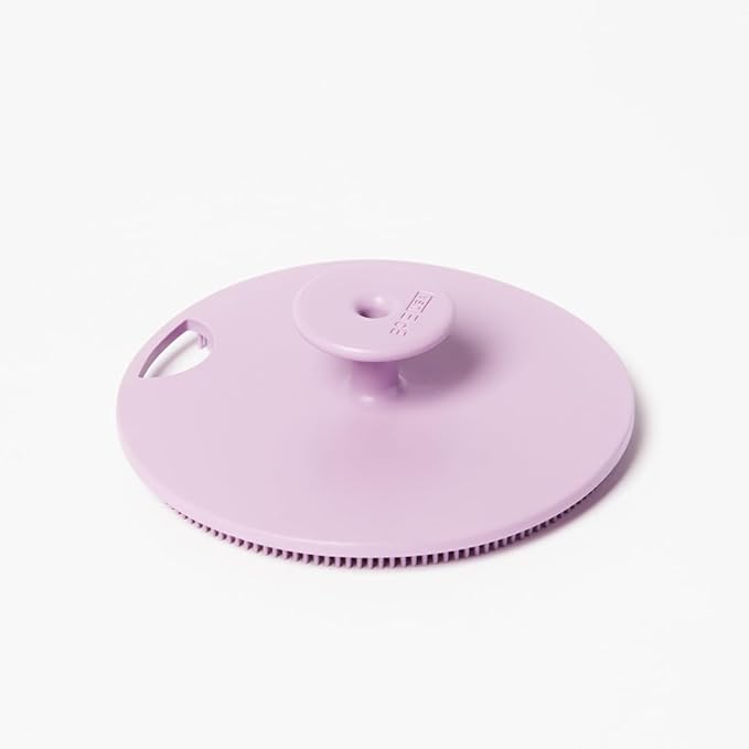 Boie USA Body Scrubber with Handle - Hygienic, Exfoliating Loofah Alternative - Feels Like Silicone Scrubber Gentle on Sensitive Skin, Hypoallergenic, BPA & Latex-Free, Made in The USA