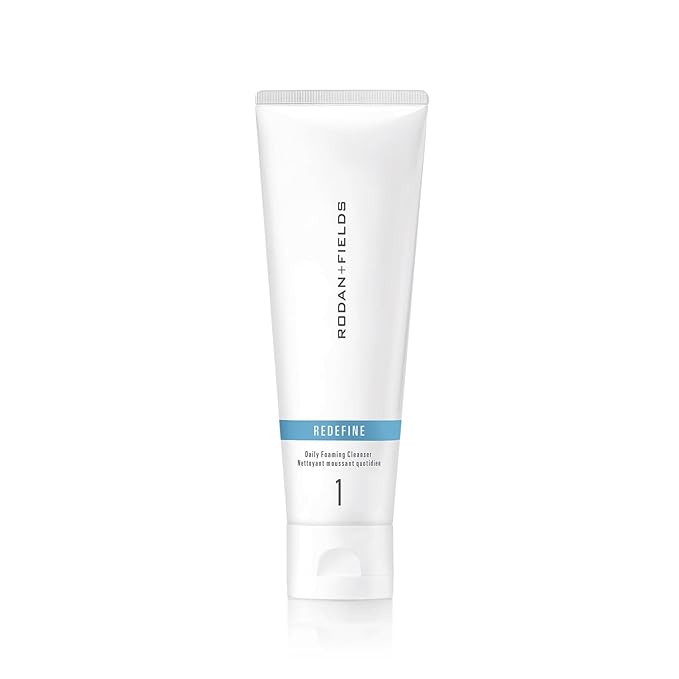 RODAN + FIELDS Redefine Daily Foaming Cleanser | 125 mL | Gently Exfoliating Skin Care | Face Wash & Makeup Remover | Deep Cleansing with Anti Aging Properties