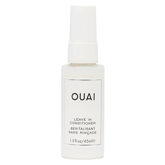 OUAI Leave In Conditioner & Heat Protectant for Hair - Prep Hair for Styling or Use as Detangling Spray to Fight Frizz & Flyaways - No Parabens, Sulfates or Phthalates (1.5 oz)
