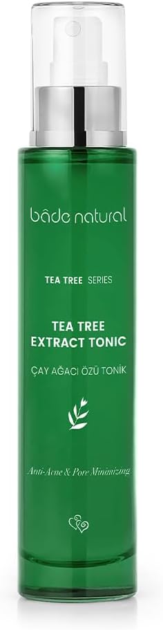Bade Natural Tea Tree Pore-Refining Toner – Clarifying Toner for Acne-Prone, Oily & Combination Skin – Gently Mattifies and Hydrates – 3.4 fl oz (100 ml)