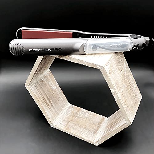 Cortex Professional Vapor Flat Iron - Vapor Mist Thermolon Ceramic Plates - Argan Infusion Steamliner - Professional Hair Straightener - with Argan Refill Bundle - 1.25’’ (Black)