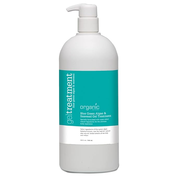 Organic Bath & Body Blue Green Algae and Seaweed Gel Treatment - 32 oz
