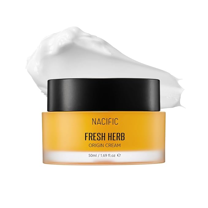 NACIFIC Fresh Herb Origin Facial Moisturizer Vitamin B, Vitamin Radiance Skin's moisture barrier Cream Hydrating day and night Korean skincare radiation relief cream 1.69fl.oz 50ml for All skin types