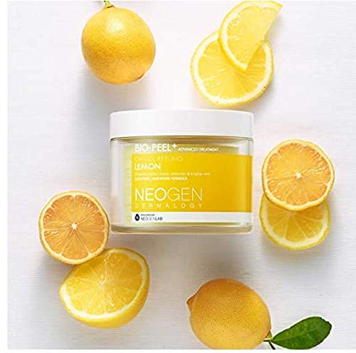 DERMALOGY by NEOGENLAB Bio-Peel Gauze Peeling Pads, Lemon, 30 Count