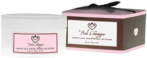 Jaqua Beauty Body Butter Lotion | Pink Champagne Floral Body Butter With Shea Butter