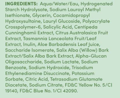Sand & Sky Oil Control Gentle Face Cleanser with AHA & BHA - pH-Balanced Blemish Cleanser, Reduces Redness, For Oily Skin & Breakouts, 4.2 fl oz