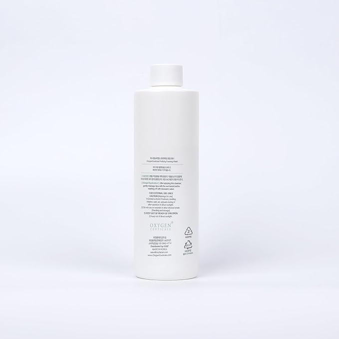 OxygenCeuticals Purifying Foaming Wash – pH 5.0 Low Acidic Gel Cleanser, Mild & Refreshing Face Wash with Botanical Extracts Suitable for Daily Use. 10.8 fl.oz (320ml)