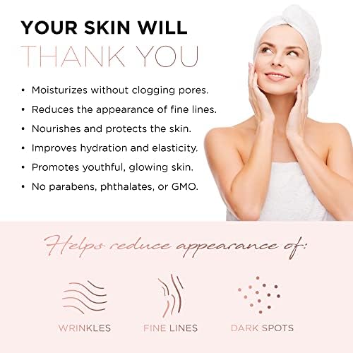 Azure Cosmetics Skin Treatment Mask - Deeply Hydrates, Tightens and Smooths Dry Skin, Softens Wrinkles and Fine Lines, Radiant and Glowing Skin