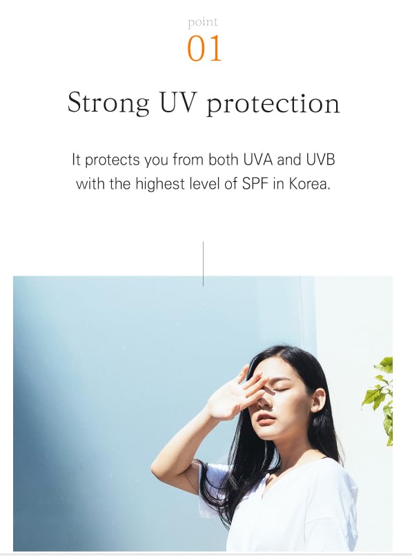 Deoproce UV Defence Mild Sun Milk SPF50+ PA++++ | Lightweight & Gentle Sun Protection | 55ml