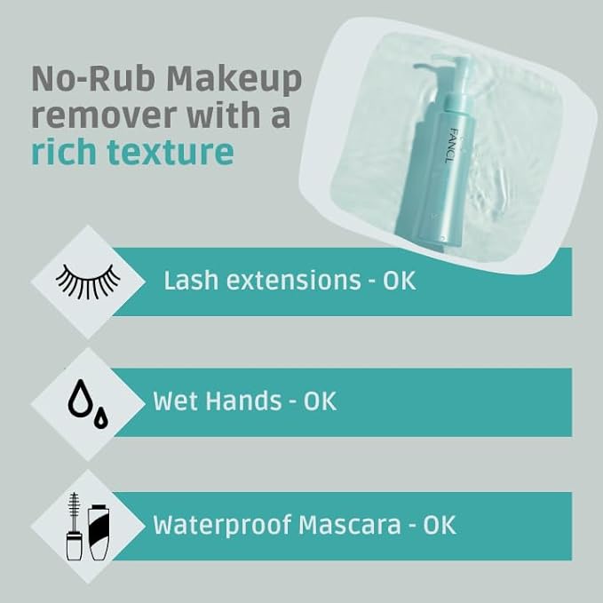 FANCL Mild Cleansing Oil Doraemon Limited Edition – Japanese Makeup Remover & Facial Cleansing Oil for Sensitive Skin, Preservative-Free, skincare gifts for women