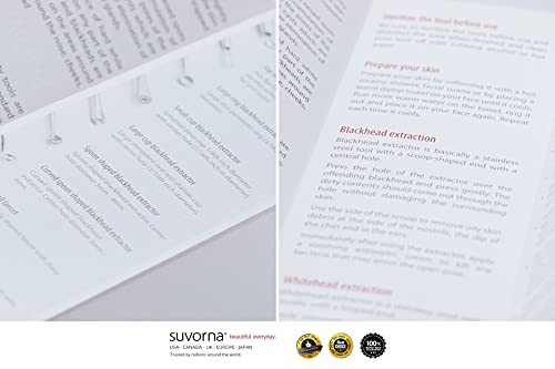 Suvorna Skinpal Milia Remover, Milia Extractor, Acne Needle, Cyst Removal, Blackhead and Whitehead Removal, Pimple Popper Tool, Pimple Extractor, Blemish Remover Tool and Comedone Extractor.