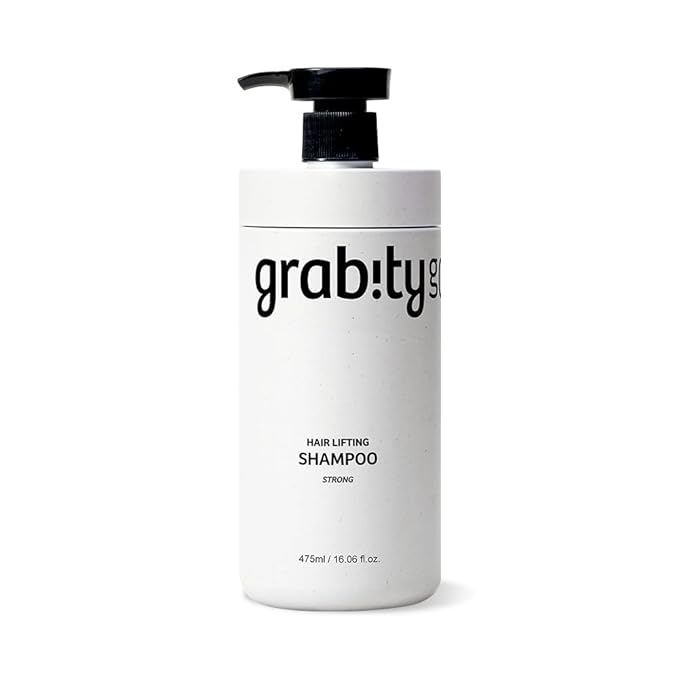 grabity g0.0 Hair Lifting Shampoo Strong – Hair Strengthening and Thickening Shampoo for Thinning Hair with Biotin and Salicylic Acid, Vegan & Free from Sulfates and Parabens, 16.06 fl.oz.