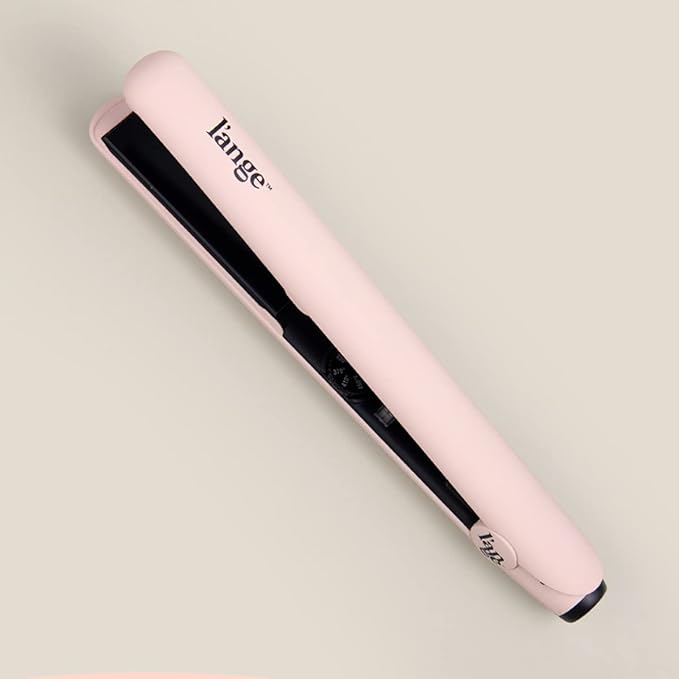 L'ANGE HAIR Le Ceramique 1-Pass Flat Iron Hair Straightener | Fast Heating Ceramic Flat Iron | Best Hot Tools Professional Hair Straightener to Lock in Moisture & Shine | (Blush)