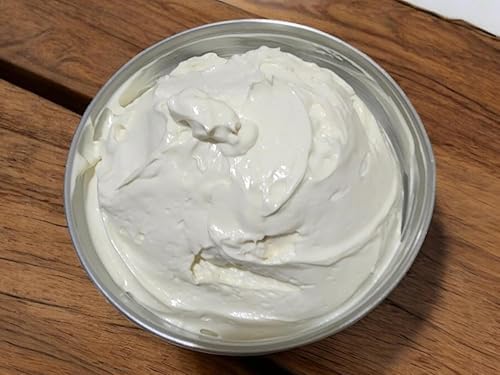Grass-Fed Beef Tallow and Magnesium Body Butter, Natural Moisturizing Cream for Dry, Itchy, Cracked Skin, Handmade Diaper Rash (Sandalwood Vanilla)