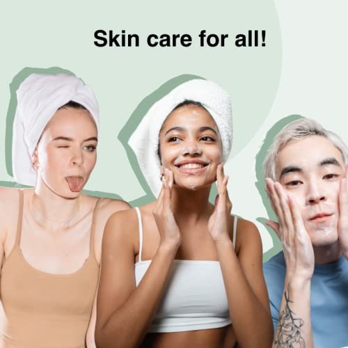 Gle Face Cleanser for Sensitive Skin Purifying Foaming Gel pH Balancing Daily Sensitive Skin Face Wash, Hyaluronic Acid, Oil Free and Soap Free Non Comedogenic | 4.9 fl oz