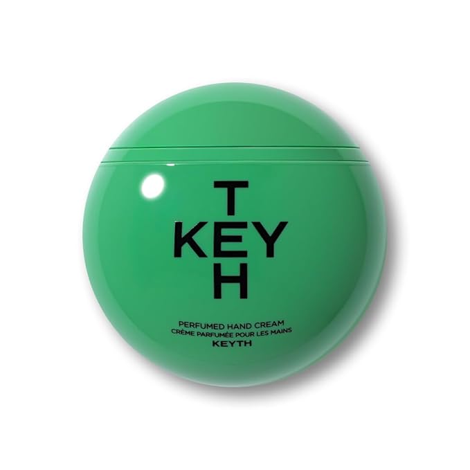 KEYTH PERFUMED HAND CREAM #DROPPED PEARL OF DRAGON (70ML, 2.36 FL.OZ.) / Rich Scent, Provides Glow and Moisture, Refreshing Finish, Mossy&Green, Ceramide NP
