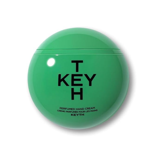 KEYTH PERFUMED HAND CREAM #DROPPED PEARL OF DRAGON (70ML, 2.36 FL.OZ.) / Rich Scent, Provides Glow and Moisture, Refreshing Finish, Mossy&Green, Ceramide NP