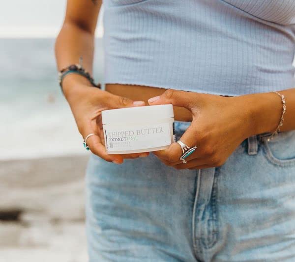 Absolutely Natural - Coconut Lime Whipped Body Butter 5oz with Nourishing Shea Butter and Coconut Oil Paraben Free Vegan Made in USA…