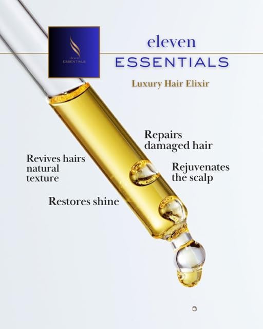 Luxury Hair Elixir 1oz / 30ml | Hair Treatment for Growth, Shine & Repair | Argan Oil, Castor Oil, Scalp Care, Anti-Frizz & Clean Formula