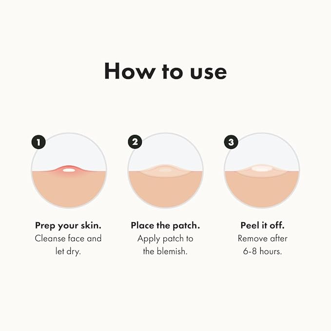 Mighty Patch Original Patch from Hero Cosmetics - #1 Hydrocolloid Acne Pimple Patches for Face, Shrinking Zits & Whiteheads in 1 Use, Nighttime Spot Pimple Stickers for Face, 75 Count