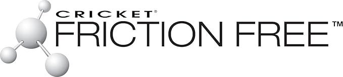 Cricket Friction Free Mini Professional Styling Flat Iron Hair Straightener - Ceramic Tourmaline Technology, Quick Heat Up to 392°F, Frizz-Reducing, Travel-Size w/Comb-Guide, Compact Design