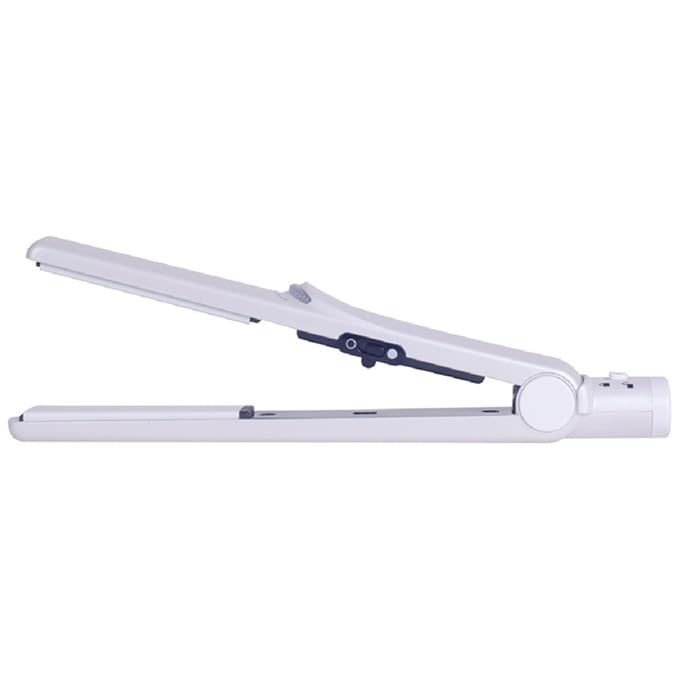 Cricket Ultra Smooth Professional Hair Styling Iron with Coconut Oil and Keratin Protein Infused 1 inch Ceramic Coated Plates High Power Fast Heat Hair Straightener Styling Tool, White