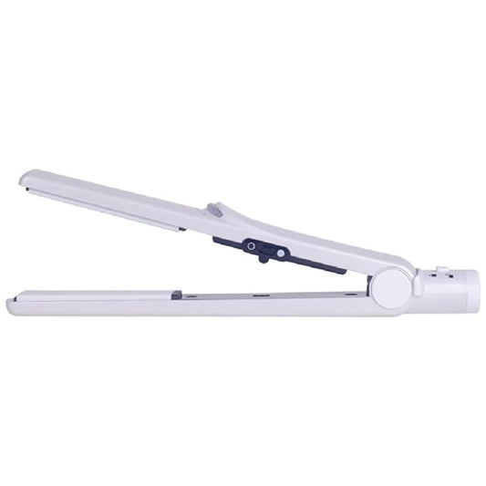 Cricket Ultra Smooth Professional Hair Styling Iron with Coconut Oil and Keratin Protein Infused 1 inch Ceramic Coated Plates High Power Fast Heat Hair Straightener Styling Tool, White