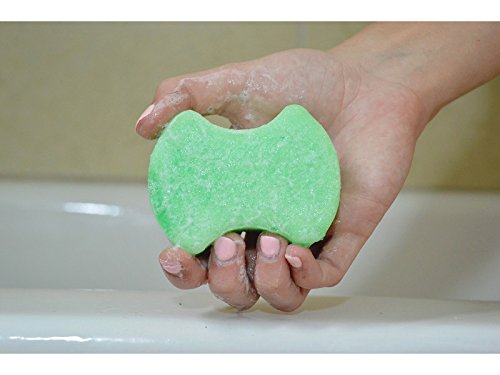 Spongeables Pedi Scrub Foot Exfoliating 20+ Wash Sponge, Citron Eucalyptus, 3 Count