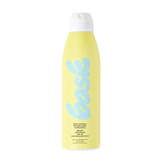 Bask Suncare SPF 30 Sunscreen Spray - Non-Aerosol, Broad Spectrum UVA/UVB Protection, Dermatologist Recommended, Moisturizing, Lightweight & Non-Greasy, 5.5 oz