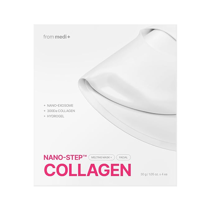 Facial Sheet Mask, 4 Sheets (30 g Each) (Collagen Melting)