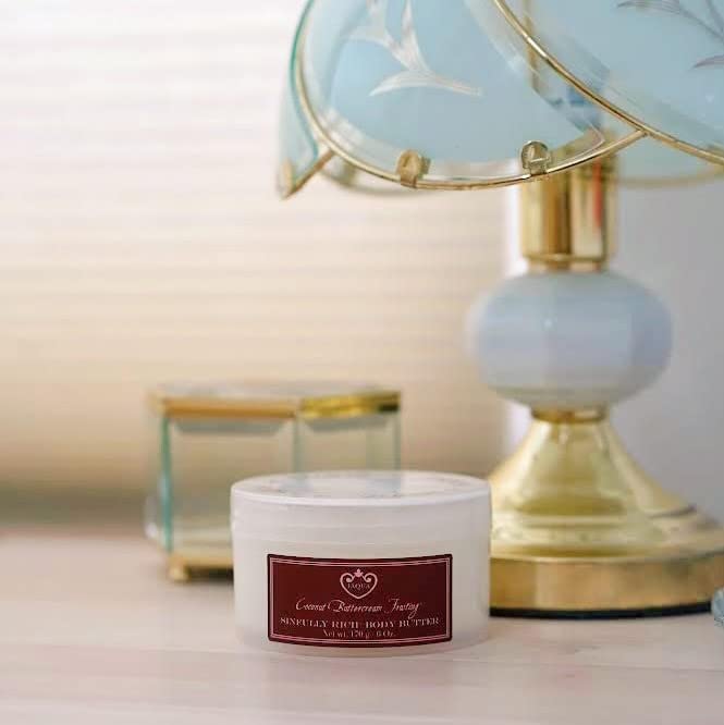Jaqua Body Butter Lotion - Coconut Buttercream Frosting Fragrance with Shea Butter