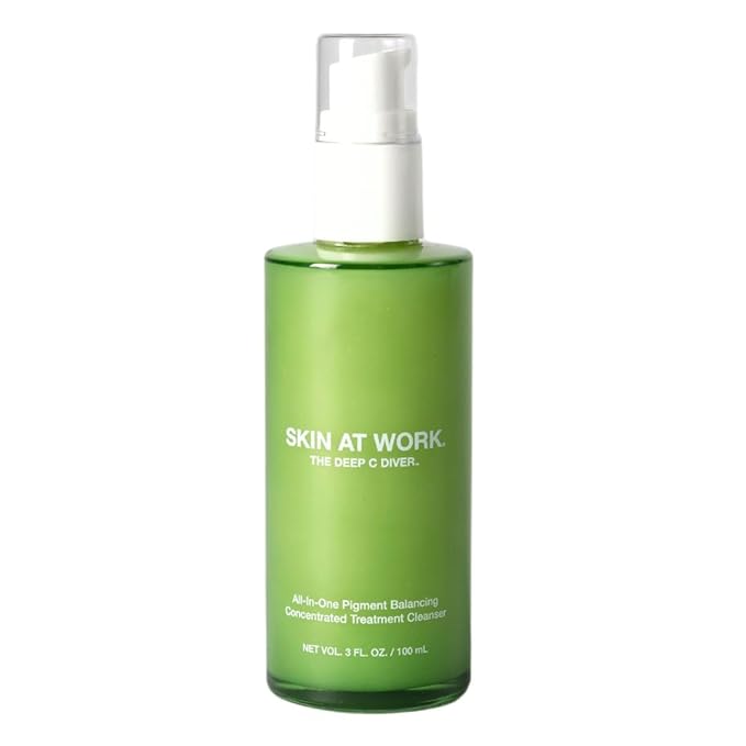 Deep C Diver Vitamin C Cleanser - 6-in-1 Glow Face Wash with Niacinamide & Algae - Daily Treatment Cleanser & Weekly Mask, 3.4 oz