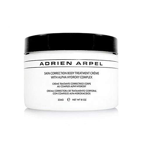 Skin Correction Body Cream by Adrien Arpel, Exfoliating and Hydrating Body Moisturizer with .05% Glycolic AHA, Lightweight Lotion Softens Dry Skin and Helps Smooth Bumps, 8 oz