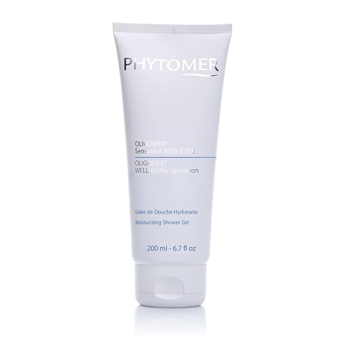 Phytomer Well-Being Moisturizing Shower Gel | Gentle Skin Cleanser & Moisturizer | Invigorates Tired Body, Skin & Muscles | Immediate & Lasting Hydration with Relaxing, Delicate Scent | 200 ml