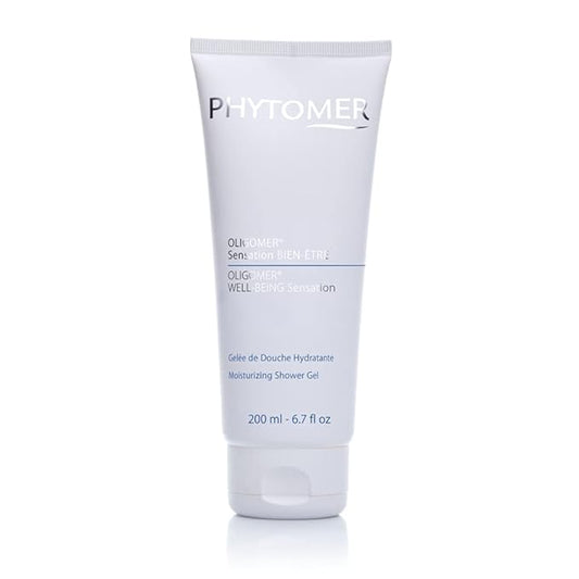 Phytomer Well-Being Moisturizing Shower Gel | Gentle Skin Cleanser & Moisturizer | Invigorates Tired Body, Skin & Muscles | Immediate & Lasting Hydration with Relaxing, Delicate Scent | 200 ml
