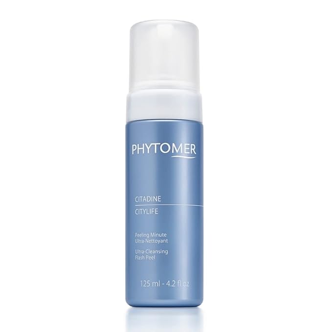 PHYTOMER Citylife Ultra Cleansing Facial Peel | Detoxifying Clarifying Facial Treatment | Hydrating Exfoliator for Soft, Smooth Skin | Rapid Beauty Treatment for Dull Skin | 125ml