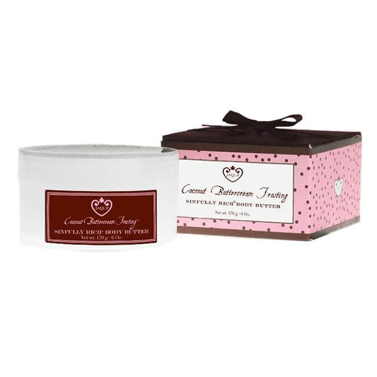 Jaqua Body Butter Lotion - Coconut Buttercream Frosting Fragrance with Shea Butter