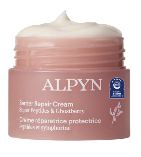 Alpyn Super Peptide & Ghostberry Moisturizer for Eczema, Barrier & Wrinkle Repair | Calm & Soothe Against Redness & Irritation (0.5 Oz)