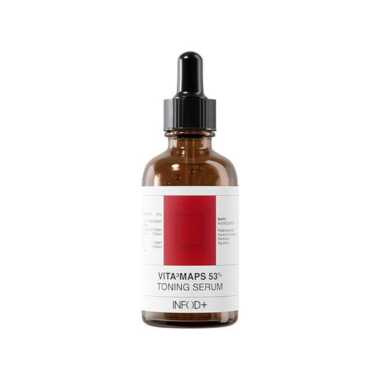 INFODPLUS VITA³MAPS 53 Toning Serum – Niacinamide & Sea Buckthorn | Brightening, Dark Spot Corrector, Even Skin Tone Night Serum